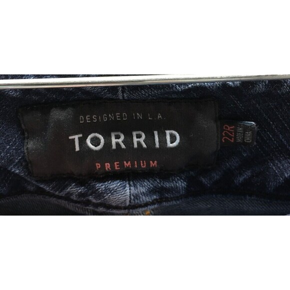 Torrid Premium Jeans Women's Size 22 Regular Blue Cotton Blend Stretch - Picture 7 of 7